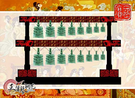 16件晉侯穌青銅編鐘，西周時期編鐘編磬